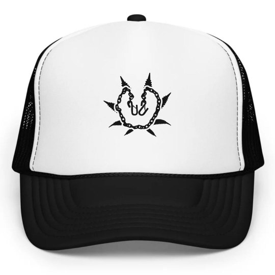 Black & White Munch Trucker hat