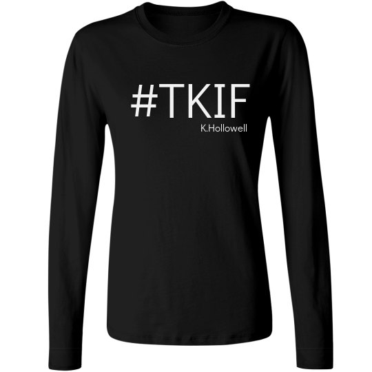 Black & White "The Key Is Fitness" Long Sleeve