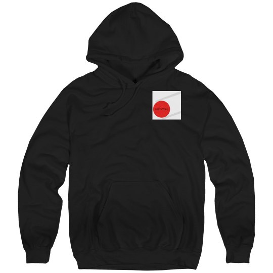 Black CHOPSTICKS LOGO Hoodie