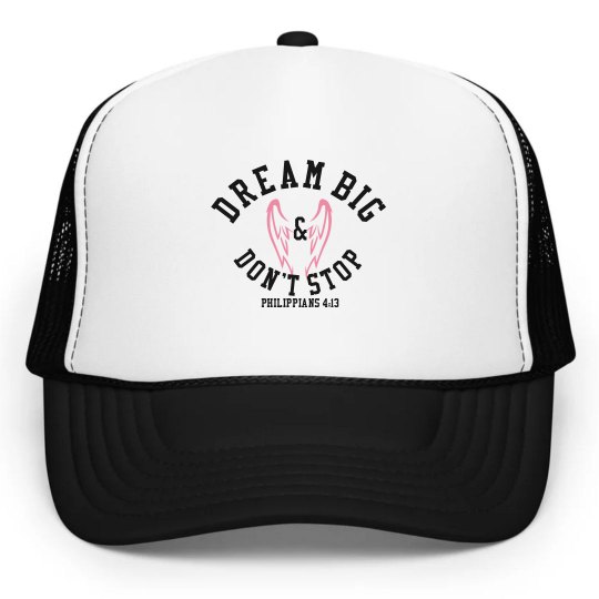 Black dream big hat