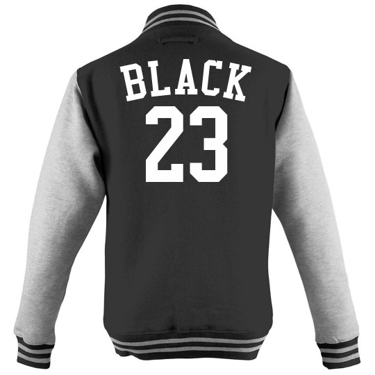 Black football jacket Black football jacket