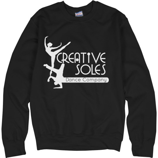 Black Logo Crewneck Sweatshirt - Adult unisex