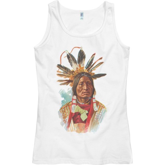 Blackfoot Sioux Chief: Many Horns Tank Top
