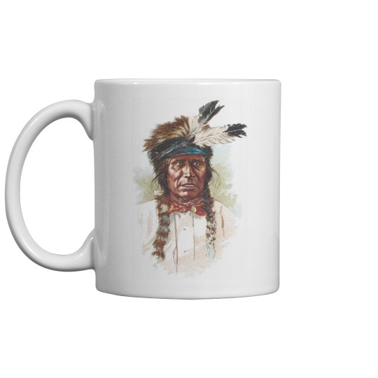 Blackfoot Sioux Chief: Red Thunder Coffee Mug