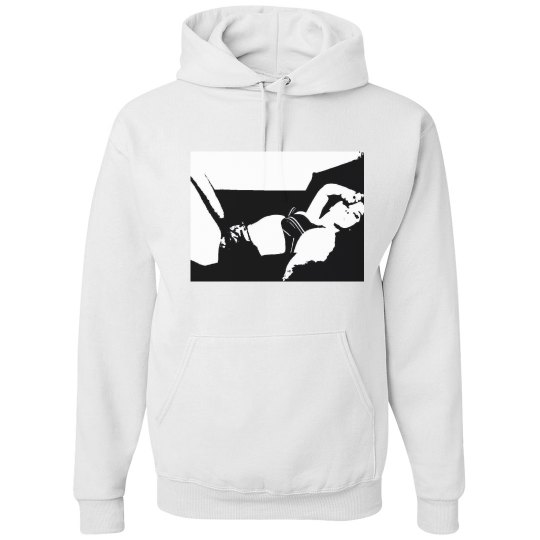 Black&White Figure Hoodie Black&White Figure Hoodie