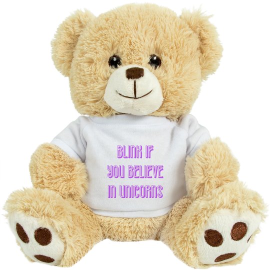 Blink if you Believe in Unicorns