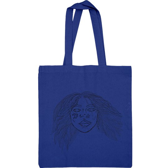 BLK FACE OUTLINE TOTE BLK FACE OUTLINE TOTE