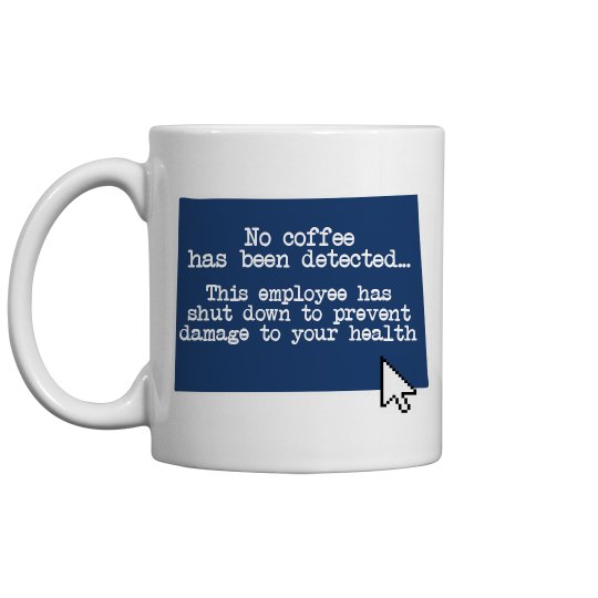Blue Screen Coffee Mug Blue Screen Coffee Mug