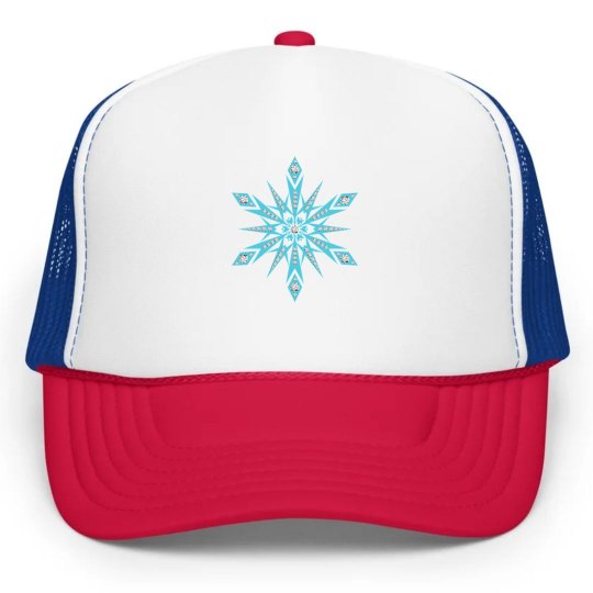 blue snowflake hat blue snowflake hat