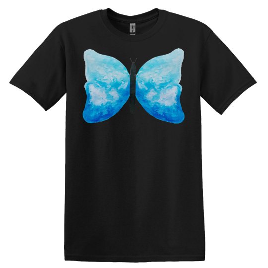 Blue Watercolor Butterflyblue watercolor butterfly