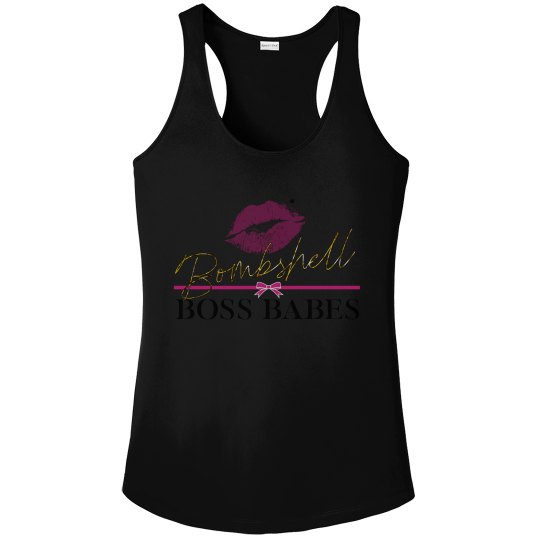 Bombshell Boss Babe Black Tank
