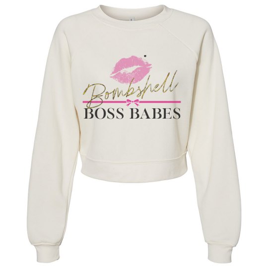 Bombshell Boss Babe Fleece Pullover