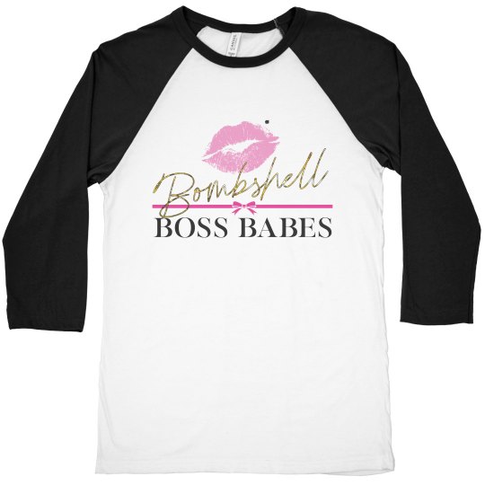 Bombshell Boss Babe Jersey Tee