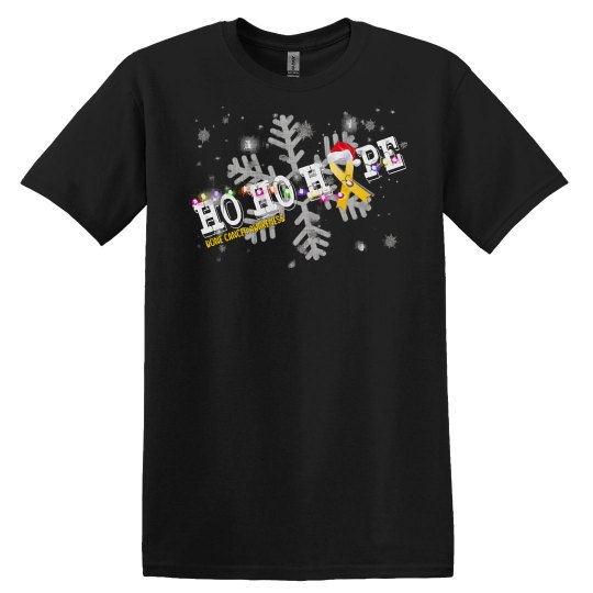 Bone Cancer Fighter Bone Cancer Awareness - ho ho hope Bone Cancer Fighter Bone Cancer Awareness - ho ho hope