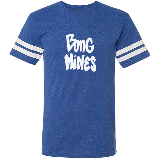 Bong Mines Football Tee