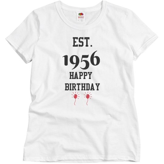 Born 1956 birthday shirt