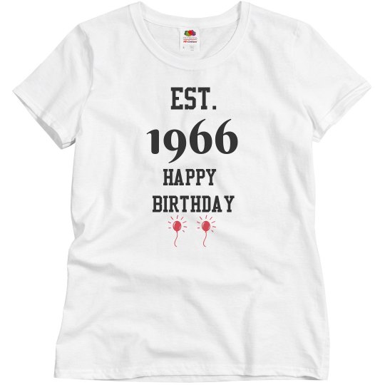 Born 1966 birthday shirt