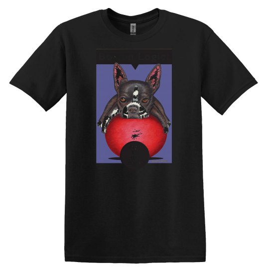 Boston Terrier Lover Boston Terrier on Red Ball