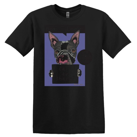 Boston Terrier Lover Boston Terrier with Tongue out