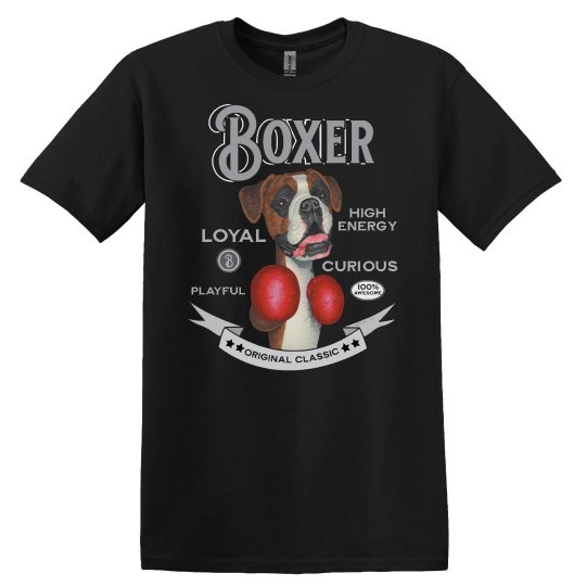 Boxer Dog Funny Boxer wearing boxing gloves Boxer Dog Funny Boxer wearing boxing gloves