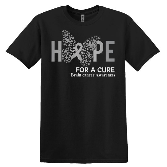 Brain Cancer Hope For A Cure Butterfly Gift Brain cance