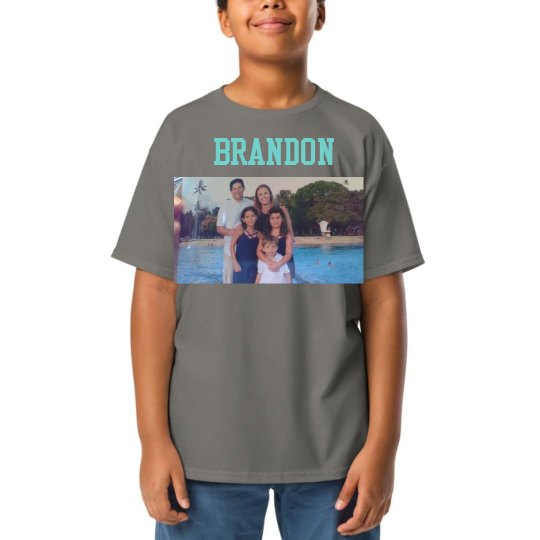 Brandon's 5th B-day shirt.