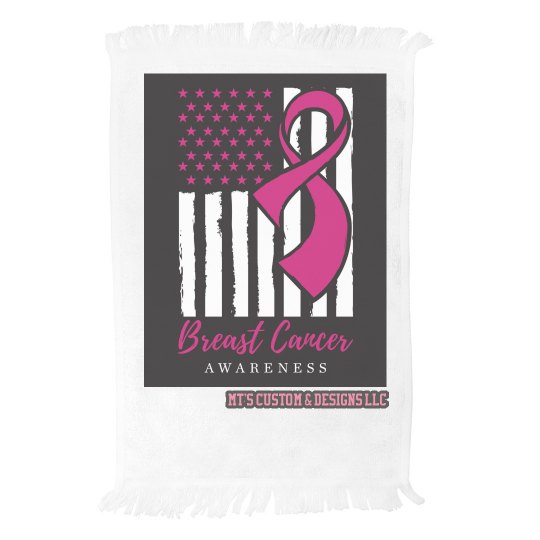 breast cancer towel
