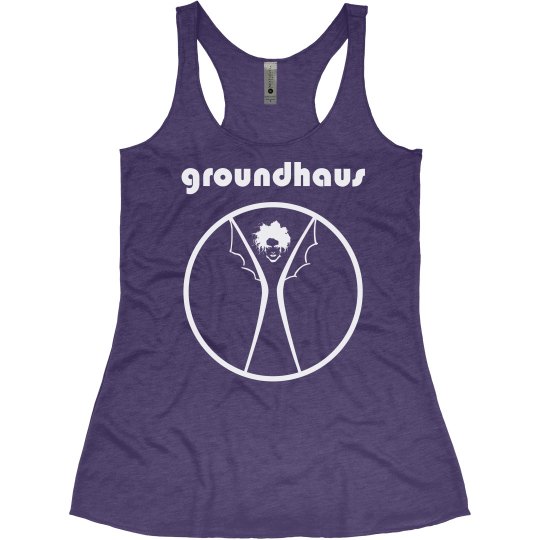 BRGC women's hiding from the sun racerback tank purple