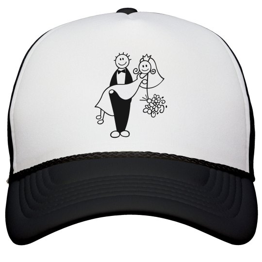 Bride & Groom Trucker Hat