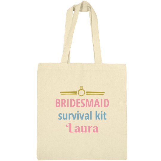 Bridesmaid Survival Tote bag Bridesmaid Survival Tote bag