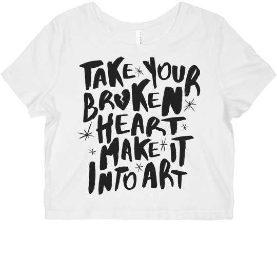 Broken Heart Art Crop
