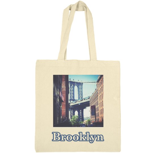 Brooklyn Bridge Tote Bag= Jazzy Art