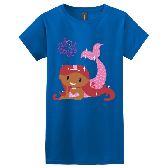 Brown Mermaid Shirt for Ladies