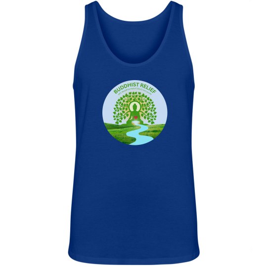 Buddhist Relief - Turquoise Unisex Sleeveless Shirt Buddhist Relief - Turquoise Unisex Sleeveless Shirt