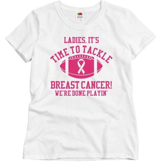 Budget Priced Breast Cancer Football Shirts With Name