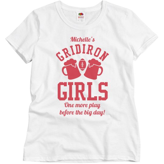 Budget Priced Custom Football Bachelorette Shirts