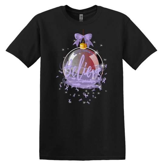 Bulimia Fighterbulimia Awareness - Believe ornament chr