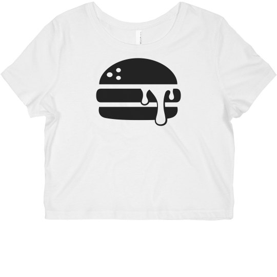 Burger Crop Top Burger Crop Top