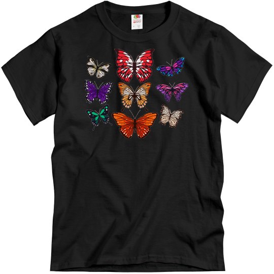 Butteflies Girl Nature Butterflies
