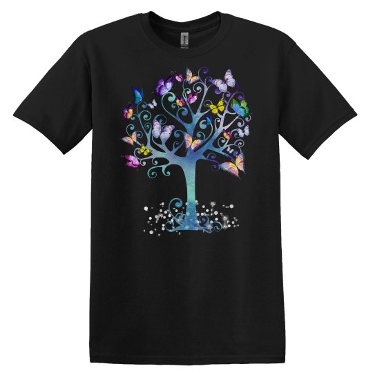 Butterflies Colorful Butterfly Tree Shirt Awesome Anima Butterflies Colorful Butterfly Tree Shirt Awesome Anima