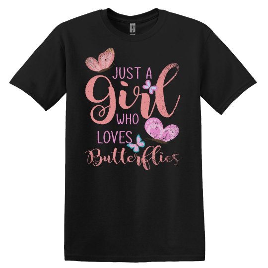 Butterflies Girl Butterfly Retro Butterflies