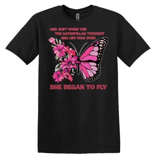 Butterfly Artand just when the catterpiler thought her 