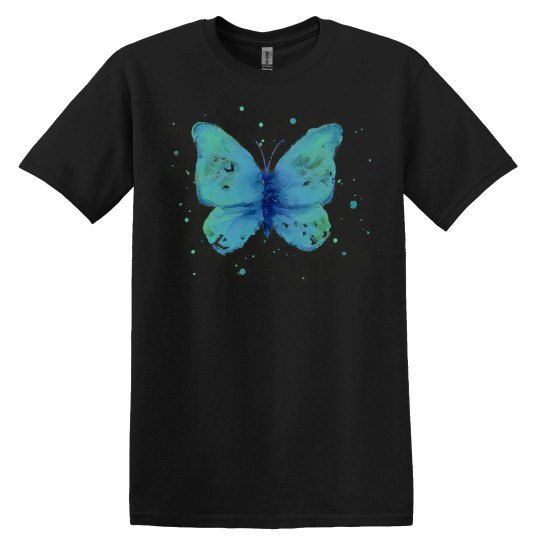 Butterfly Blue Butterfly Watercolor