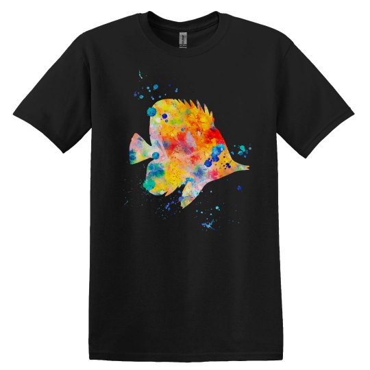 Butterfly Fish Butterfly Fish Watercolor Painting Butterfly Fish Butterfly Fish Watercolor Painting