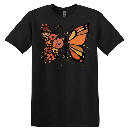 Butterfly Flowers Wings Monarch Butterfly Flowers Wings