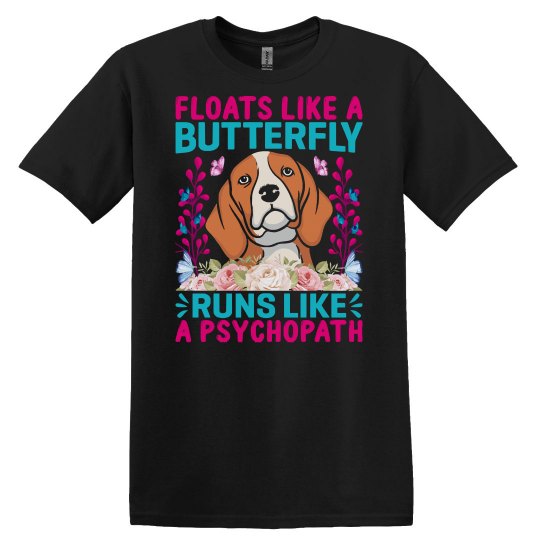 Butterfly Gift Floats Like a Butterfly - Funny Butterfl