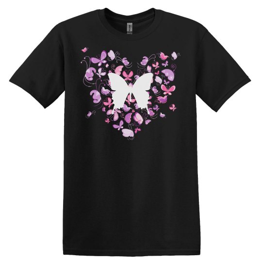 Butterfly Pattern Butterflies Heart Design