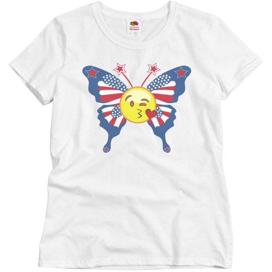 Butterfly usa emoji 