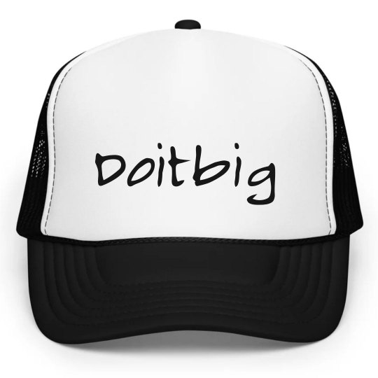 B&W custom hat