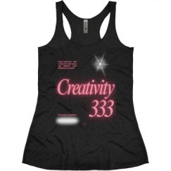 Ladies Slim Fit Super Soft Racerback Triblend Tank